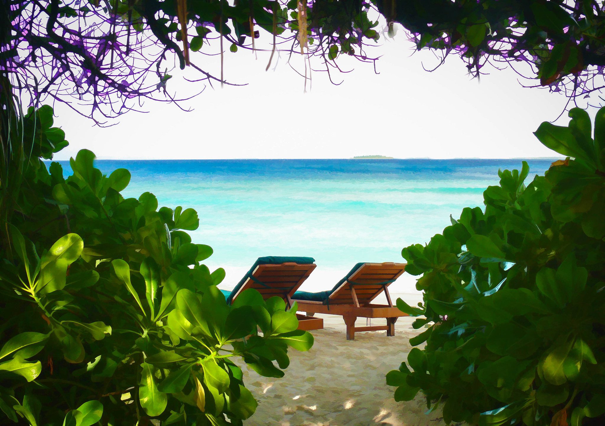 Vakantie in eigen tuin strandtuin